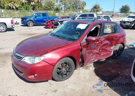 2010 Subaru Impreza 2.5I Premium z USA, uszkodzony, nr VIN JF1GH6B66AH822399